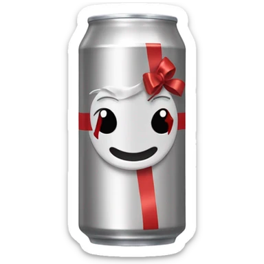 Diet Coke with bow sticker