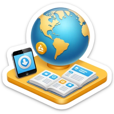 interfaccia online semplice. Learning Hub - Ambiente digitale che raccoglie contenuti, risorse e moduli formativi in un unico spazio navigabile.
 sticker