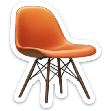 eames chair sticker