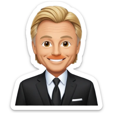 Pat Sajak wheel of fortune sticker