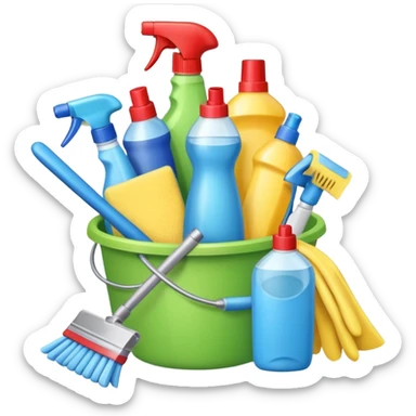 clean up sticker