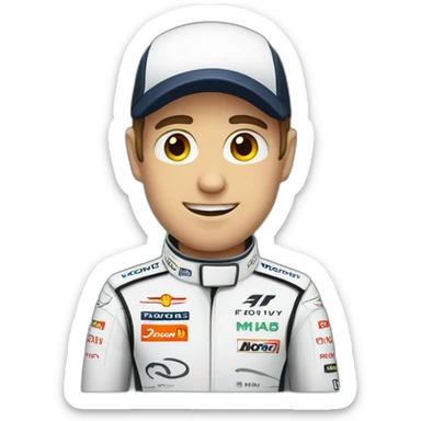 f1 driver sticker