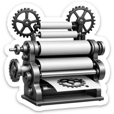 Printing Revolution + Industrial Machines sticker