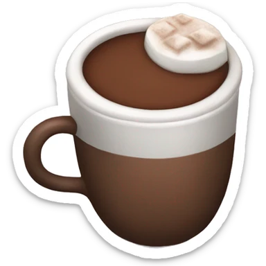hot cocoa sticker