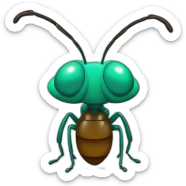 une fourmis qui  ce drogue sticker