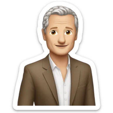 Bruno Le Maire in a pangolin disguise sticker