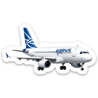 Airbus A320 - Airbus (Model Year: 2022) (Iconic colour: White) sticker