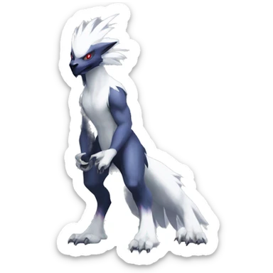 Edgy Cool Nargacuga-Absol-Pokémon Full Body sticker