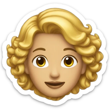 femme heureuse sticker