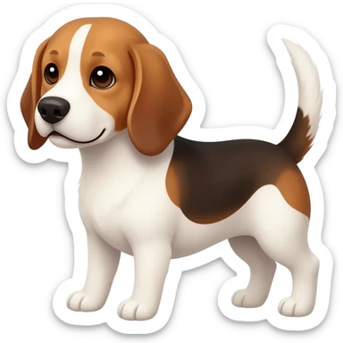 Beagle dog sticker