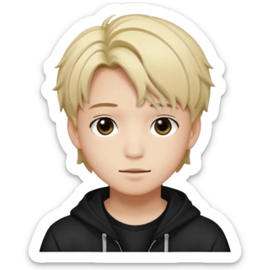 felix from stray kids, a kpop boy group sticker