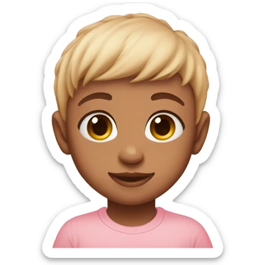 baby pink heart like “🤍” sticker