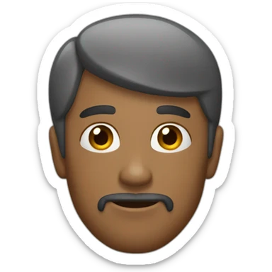 Hombre delgado canoao sticker