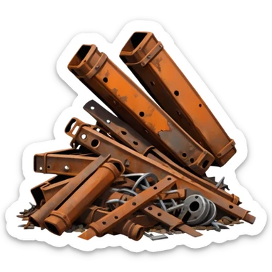 débrouille post apocalyptique ferraille  sticker