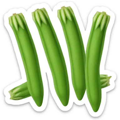Okra sticker