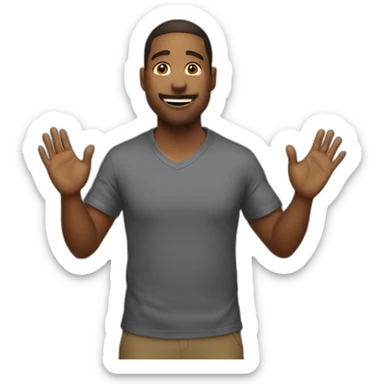 big ass clapping emoji sticker