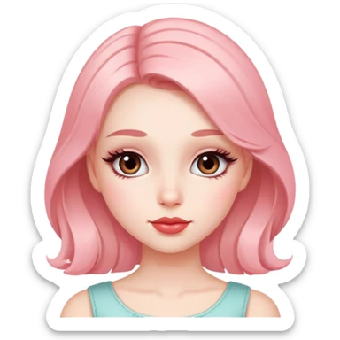 Girl coquette  sticker