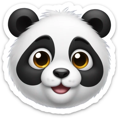 Panda cute sticker