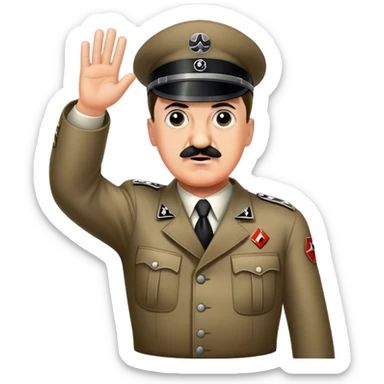 Hitler salut sticker