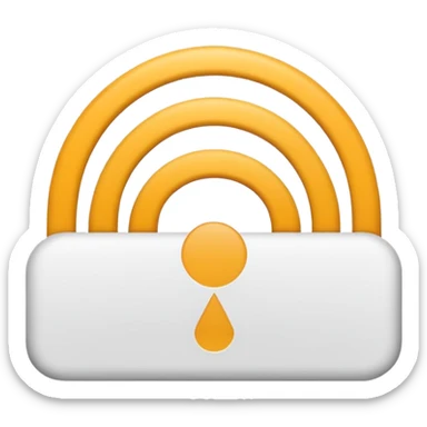 Minimalist “No Wi-Fi” icon sticker