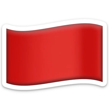 red flag emoji sticker
