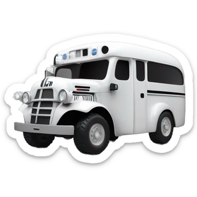 First order storm trooper’s 1949 dodge  power wagon bus  sticker