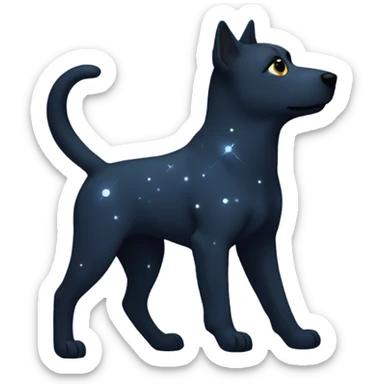 Canis Major constellation  sticker