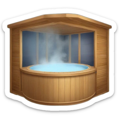 steam sauna sticker