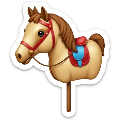 Hobby horse sticker