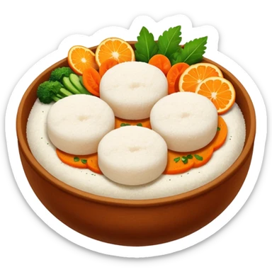 2 idli sambar  sticker
