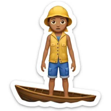 shipwreck survivor, full body sticker