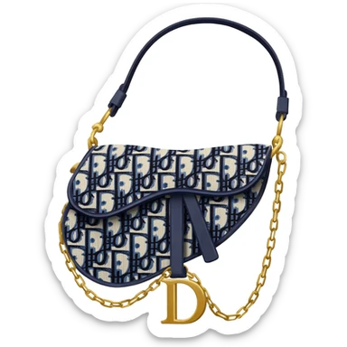 dior saddle bag sticker