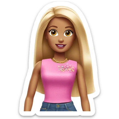 Barbie sticker