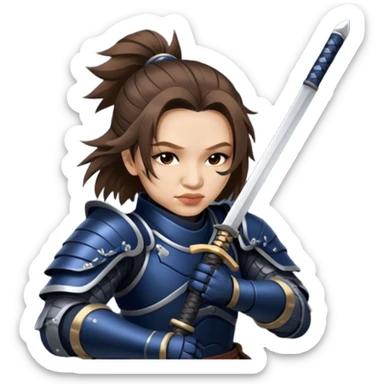 Warrior Samurai sticker