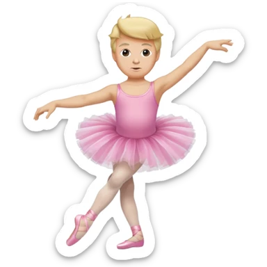 donald trump as a ballet dancer  sticker
