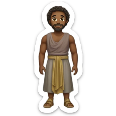 the Exodus' Aaron's famous garments with a breastpate sticker