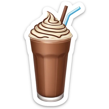 chocolate milk shake sticker