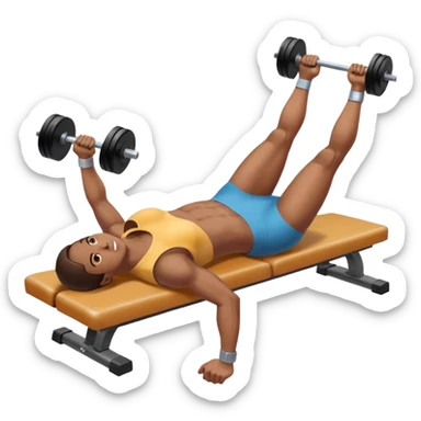 Dumbbell pressure level liyin down sticker