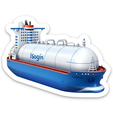 liquefied gas carrier sticker