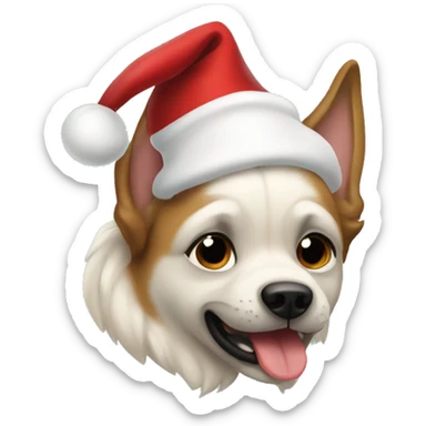 PERRO NAVIDAD sticker