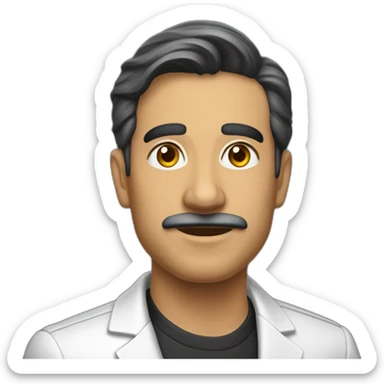 El calvo Oswaldo velez sticker