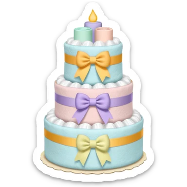 Diaper Cake sticker