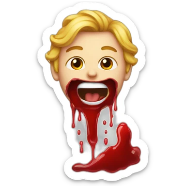Blood sticker