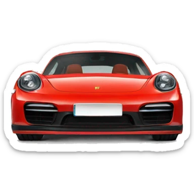 Porche logo sticker