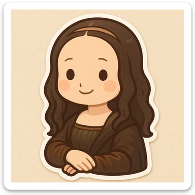 mona lisa sticker