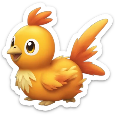 Torchic sticker