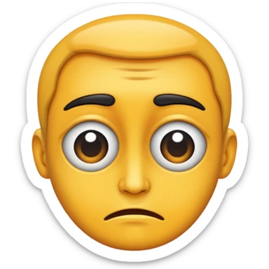 Make a distorted face sticker