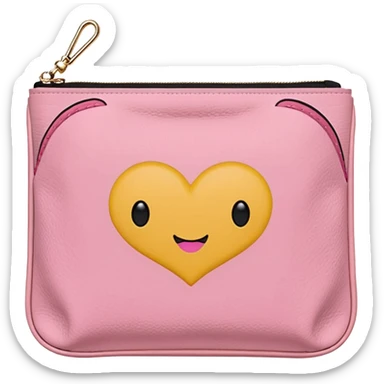pink stoney clover lane pouch sticker