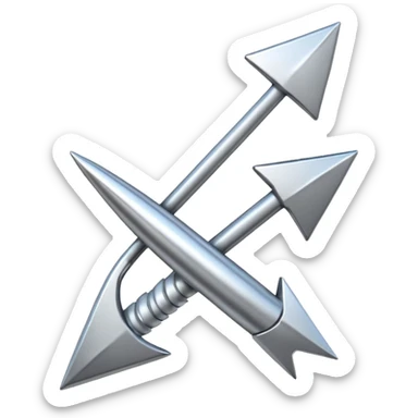 OG letters 3d emoji, arrow sticker