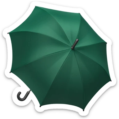 dark green umbrella sticker